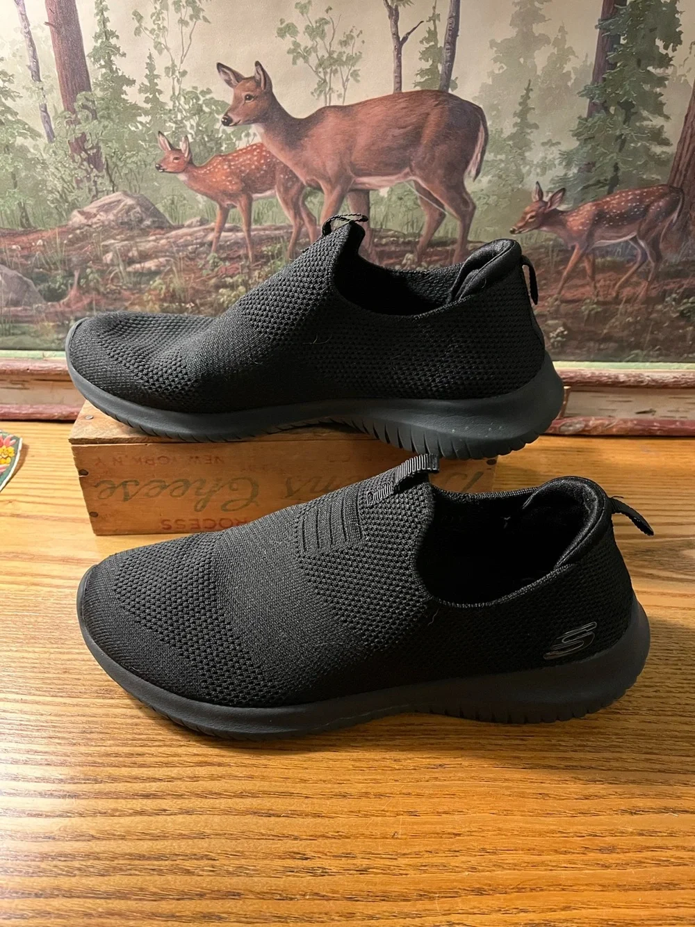 Skechers Slip-On Knit Walking Shoes - Picture 2 of 9